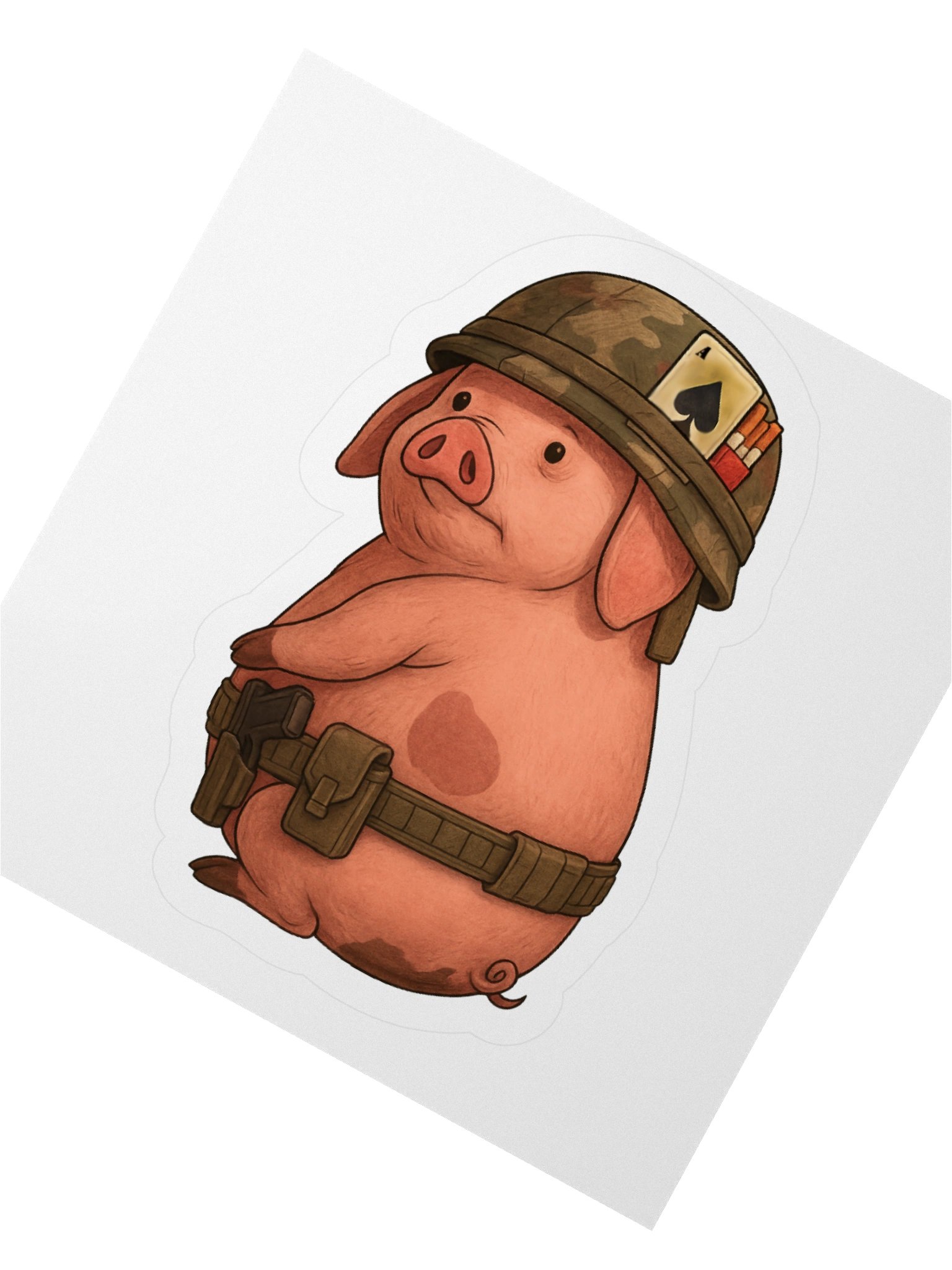 "The Grunt" Sticker product image (2)