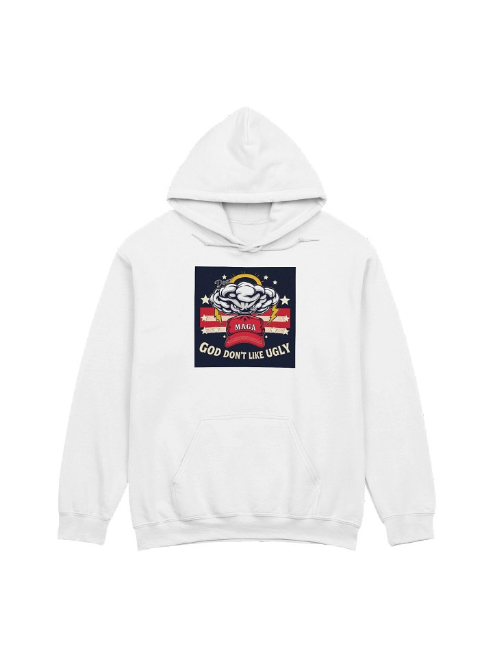 Dear MAGA God Dont Like Ugly Hoodie - Progressive Sweatshirt product image (2)