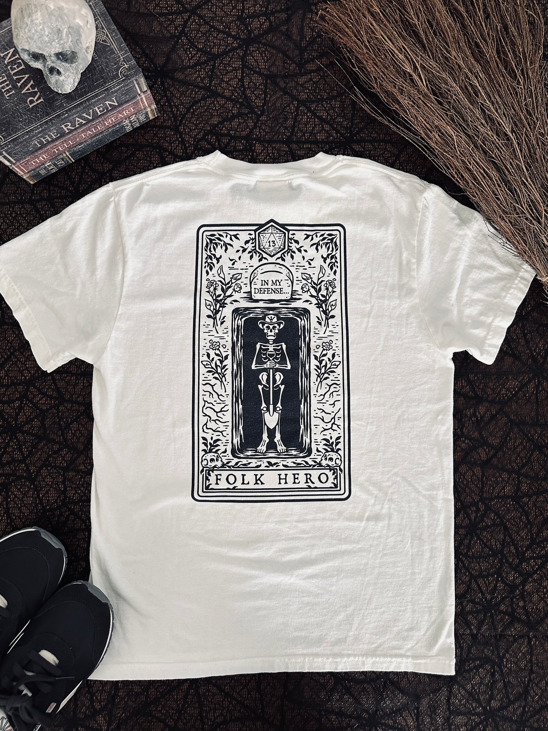 Disgraced Folk Hero (White T-Shirt) product image (2)