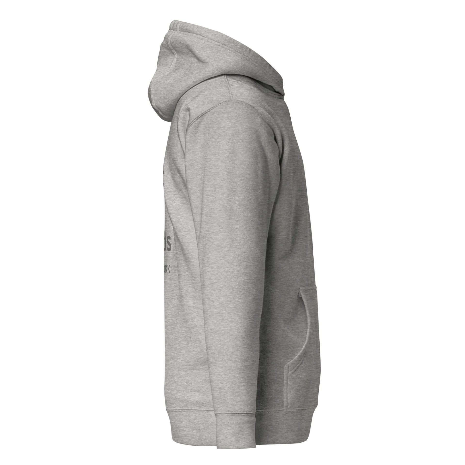 Hættetrøje med tekst, grå product image (6)