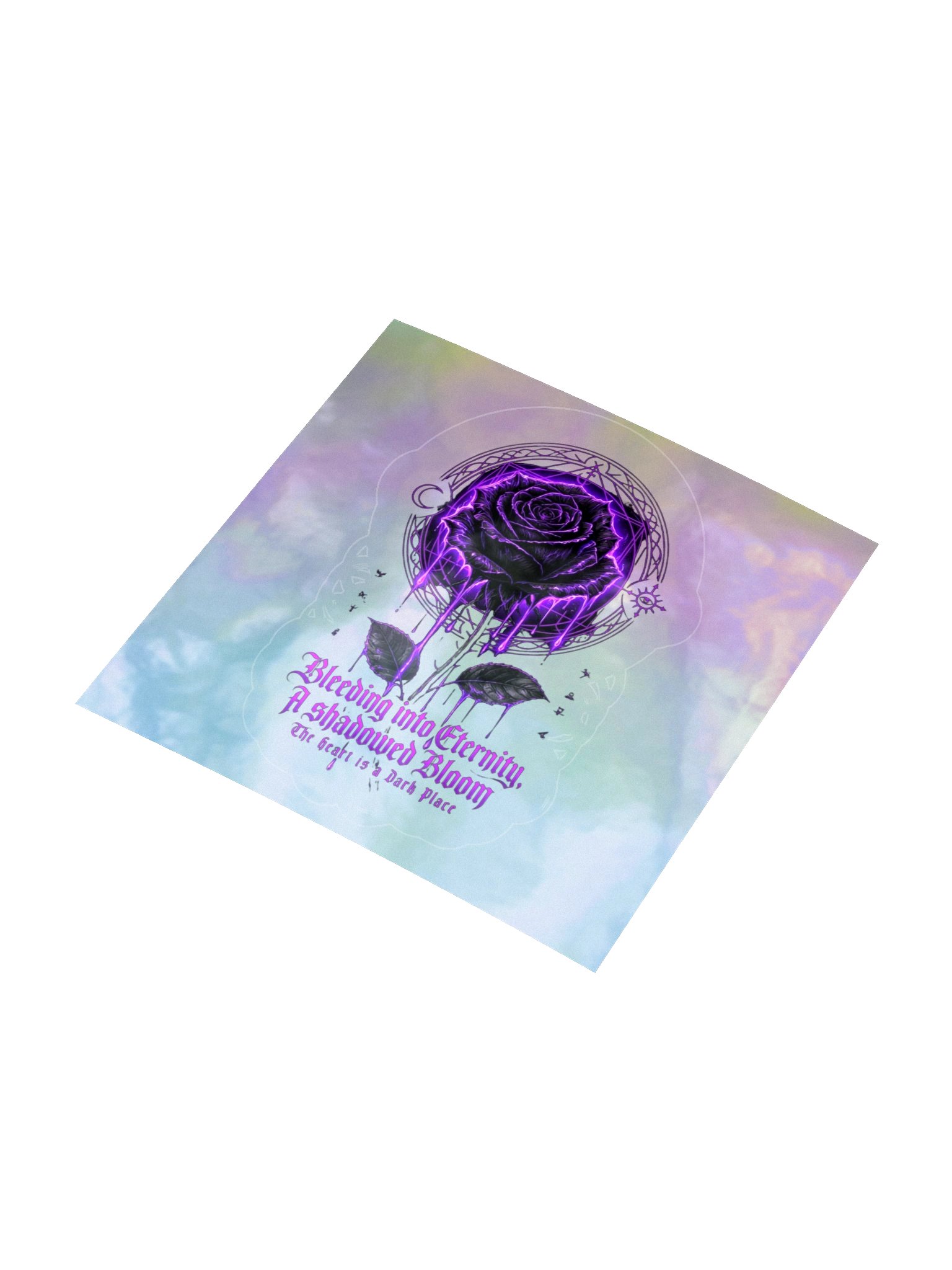 Bleeding into Eternity — Kiss-Cut Holographic Sticker Sheet product image (9)