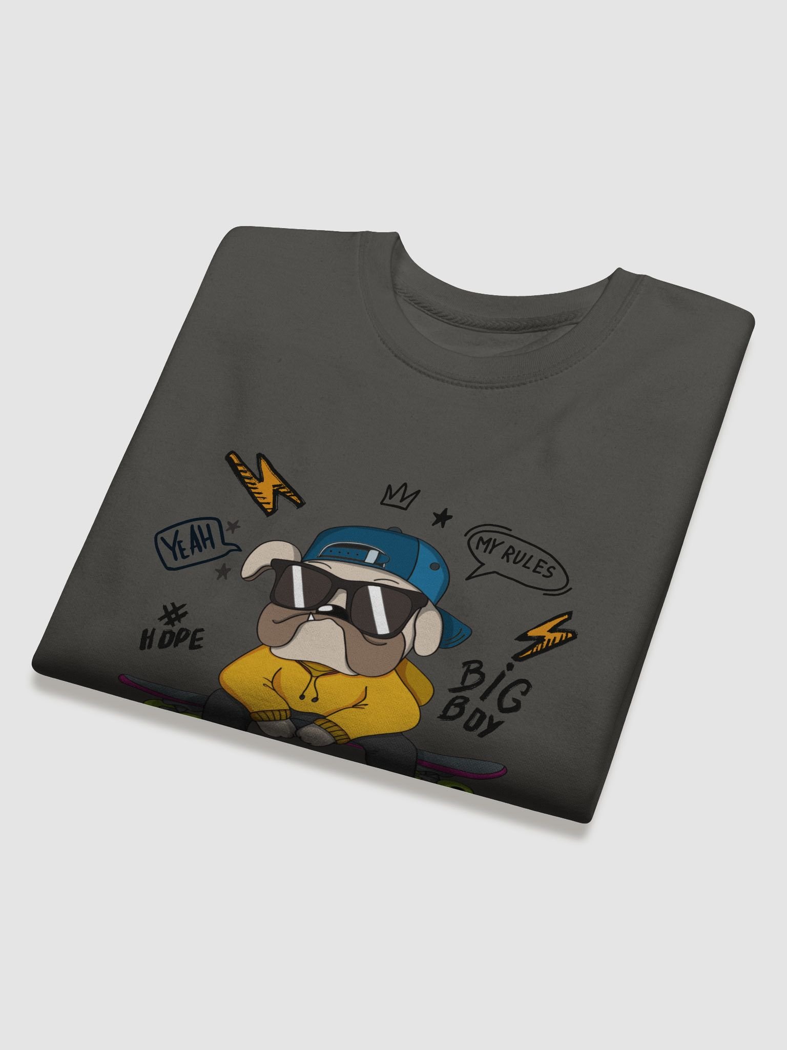 Crew Neck Sweatshirts Skater Dog Streetwear Graphic product image (5)
