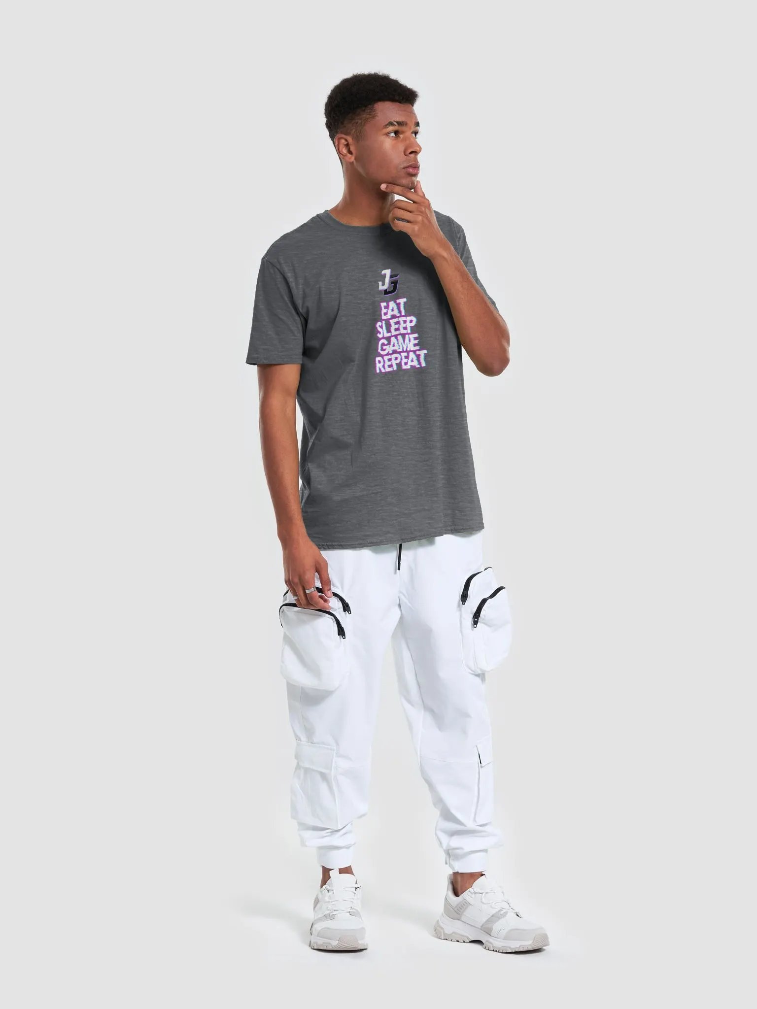 JG Glitch "Eat Sleep Game Repeat" product image (30)