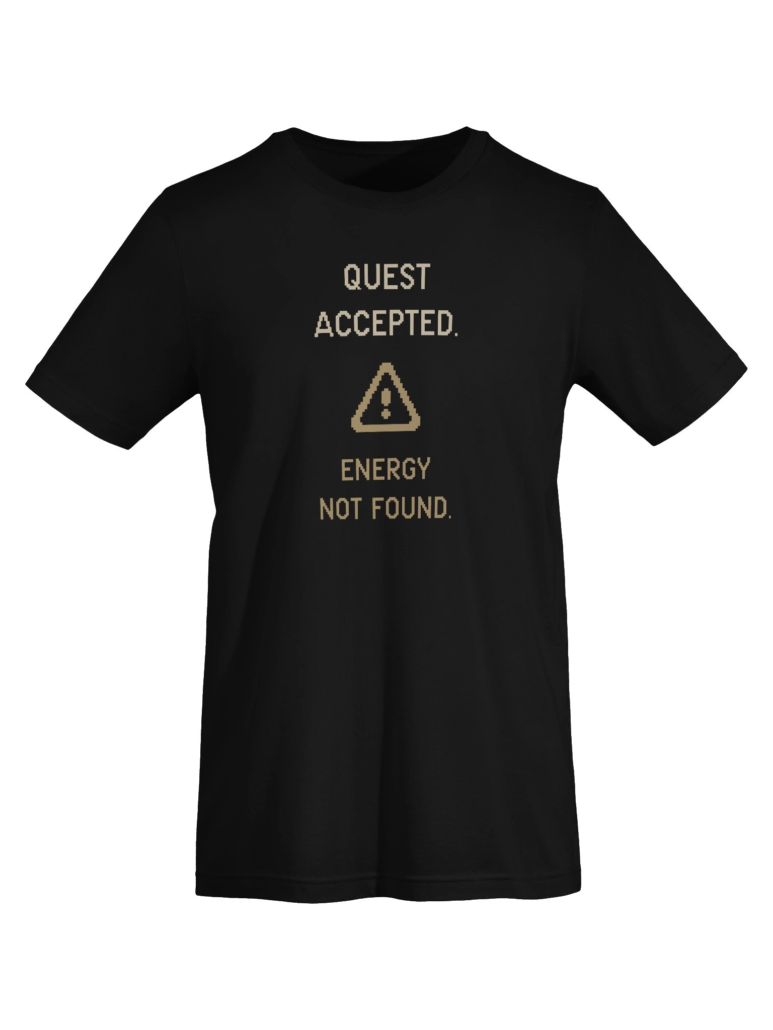 Quest Accepted Energy Not Found Shirt | Chronic Fatigue Gamer Tee product image (5)