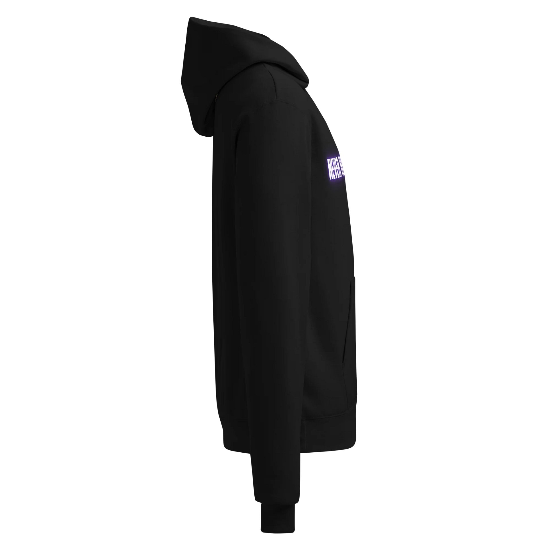 "Never Hold Back" Neon Purple Champion Hoodie product image (4)