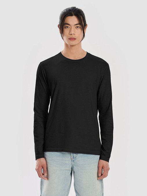 Photo showing Next Level Premium Fitted Long Sleeve Crew 