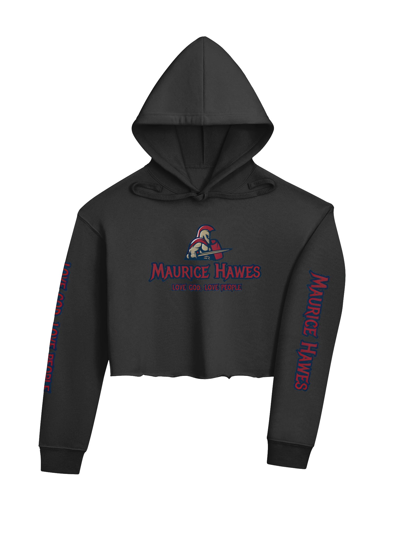 Maurice Movement Records Crop top hoodie product image (4)
