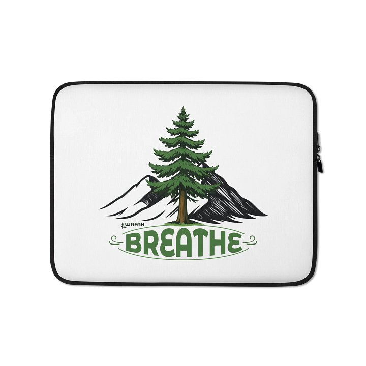 Breathe Easy Evergreen Laptop Sleeve product image (1)