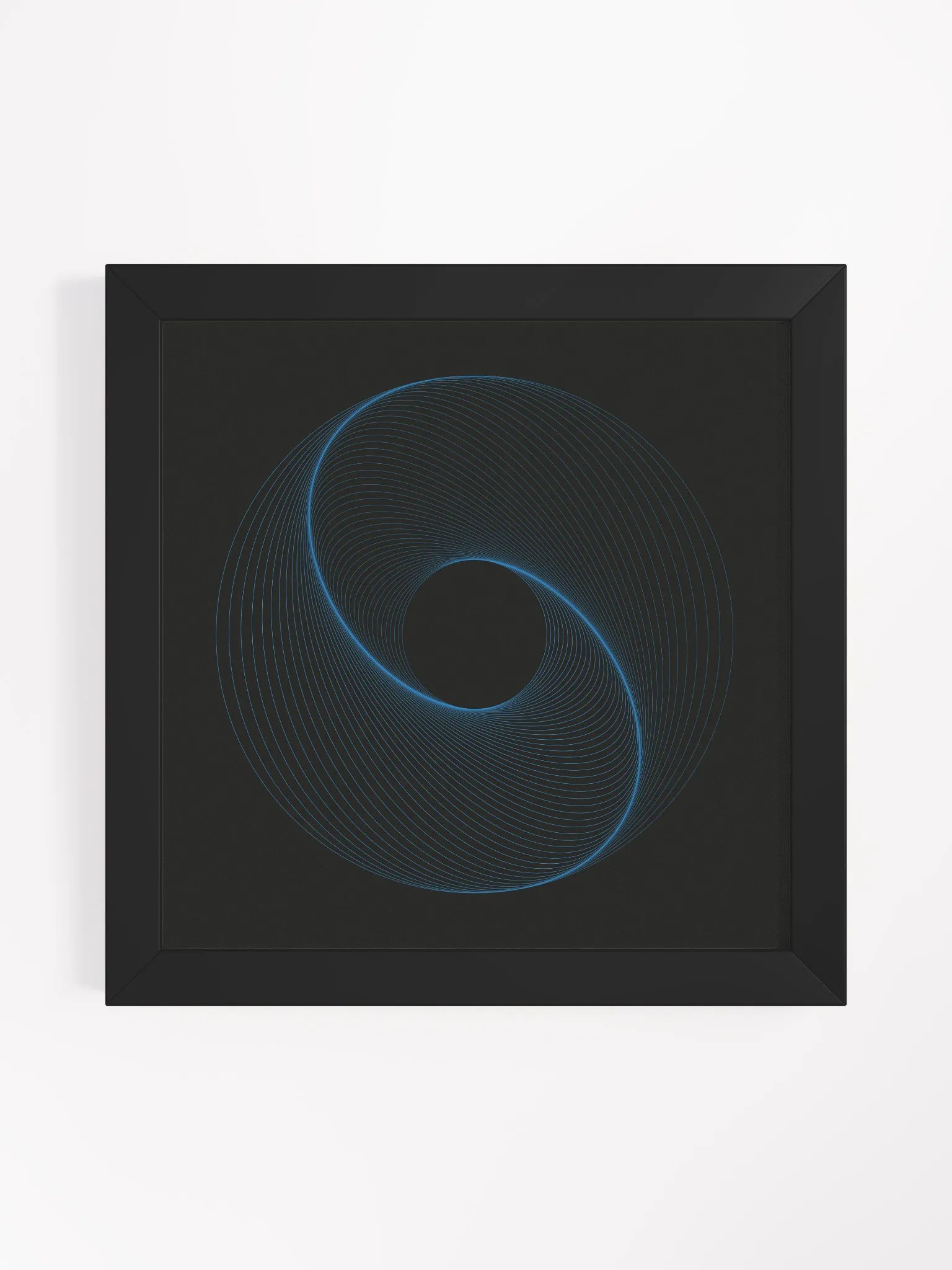 Geometric Circle Framed Poster product image (1)