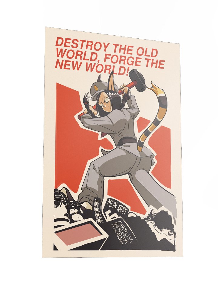 “Destroy The Old World, Forge The New World!” - Poster product image (5)