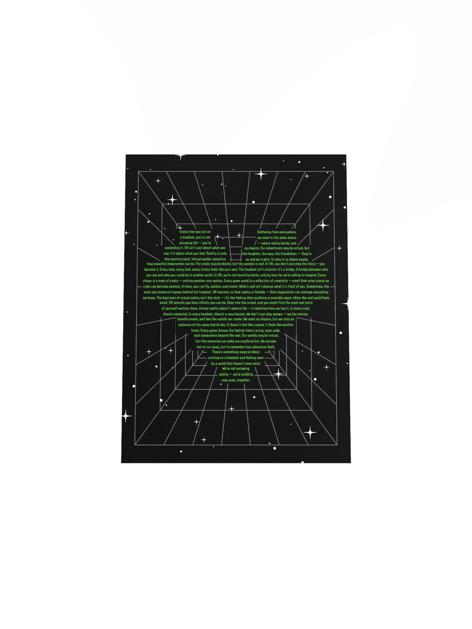 We Love VR Pixel Heart Nostalgic Poster Print product image (4)