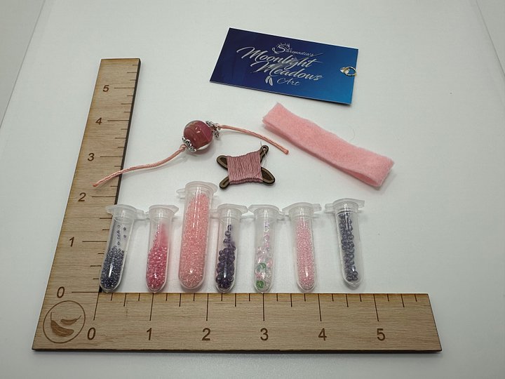 SUMMER 2025 NEW PALETTES Bead Kit 3D Infinity Rose S-Dragon Moonlight-Meadows Sarenadia Bead Beadwork Kit product image (2)