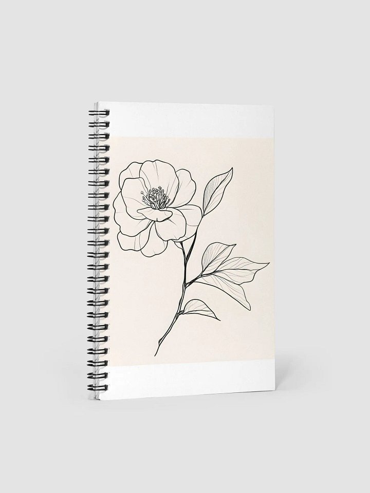 Camellia Spiral Notebook product image (1)