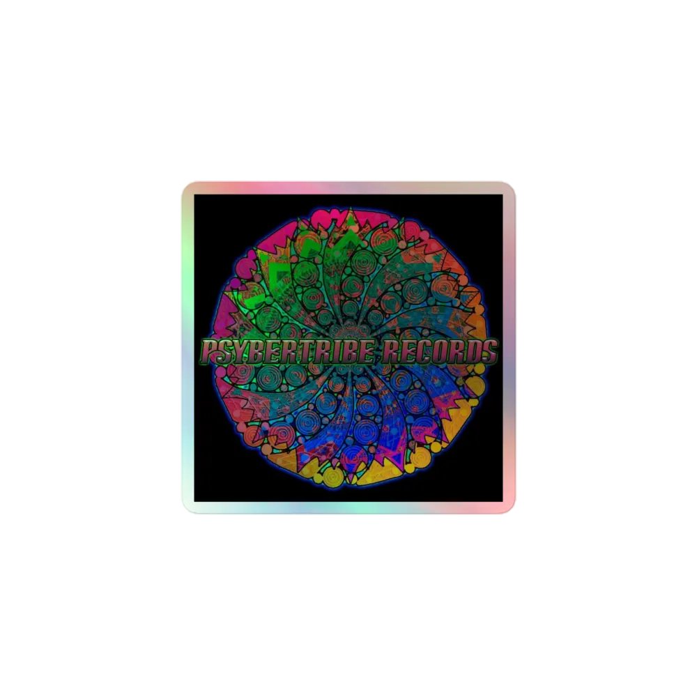 PsyberTribe Records Holo Sticker product image (1)