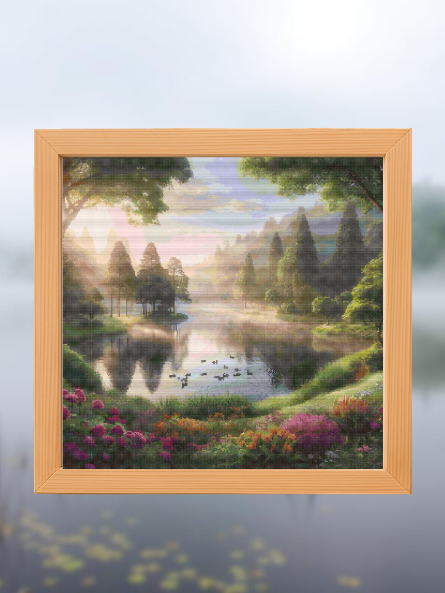 Sunrise Whisper Cross Stitch Pattern product image (1)