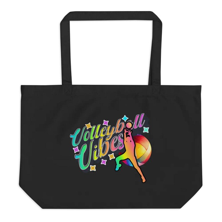 Volleyball Vibes Male Vibrant Tote product image (1)