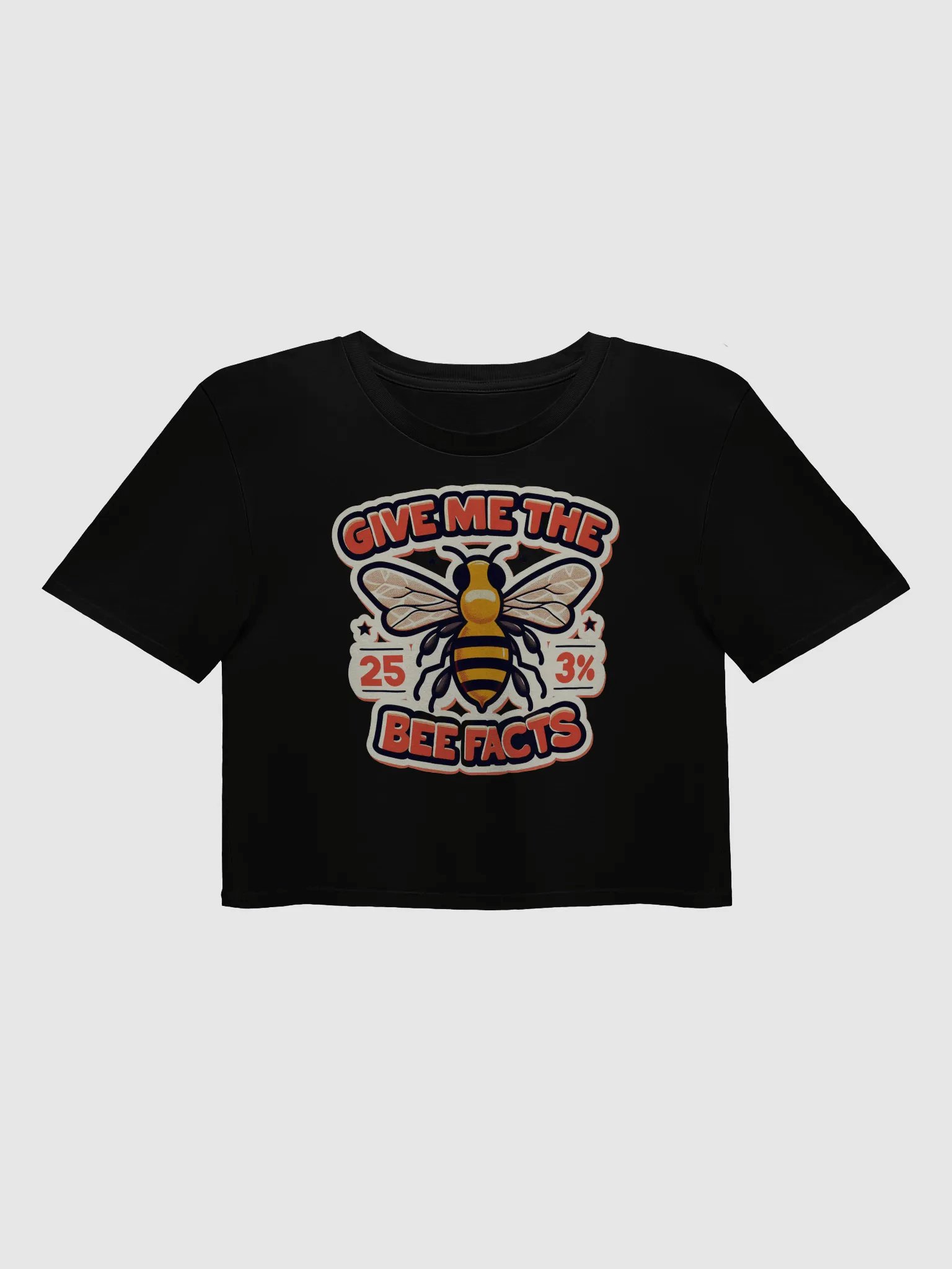 Bee Facts Cropped Tee product image (6)