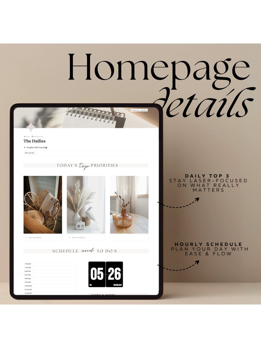 One Page Daily Planner product image (2)