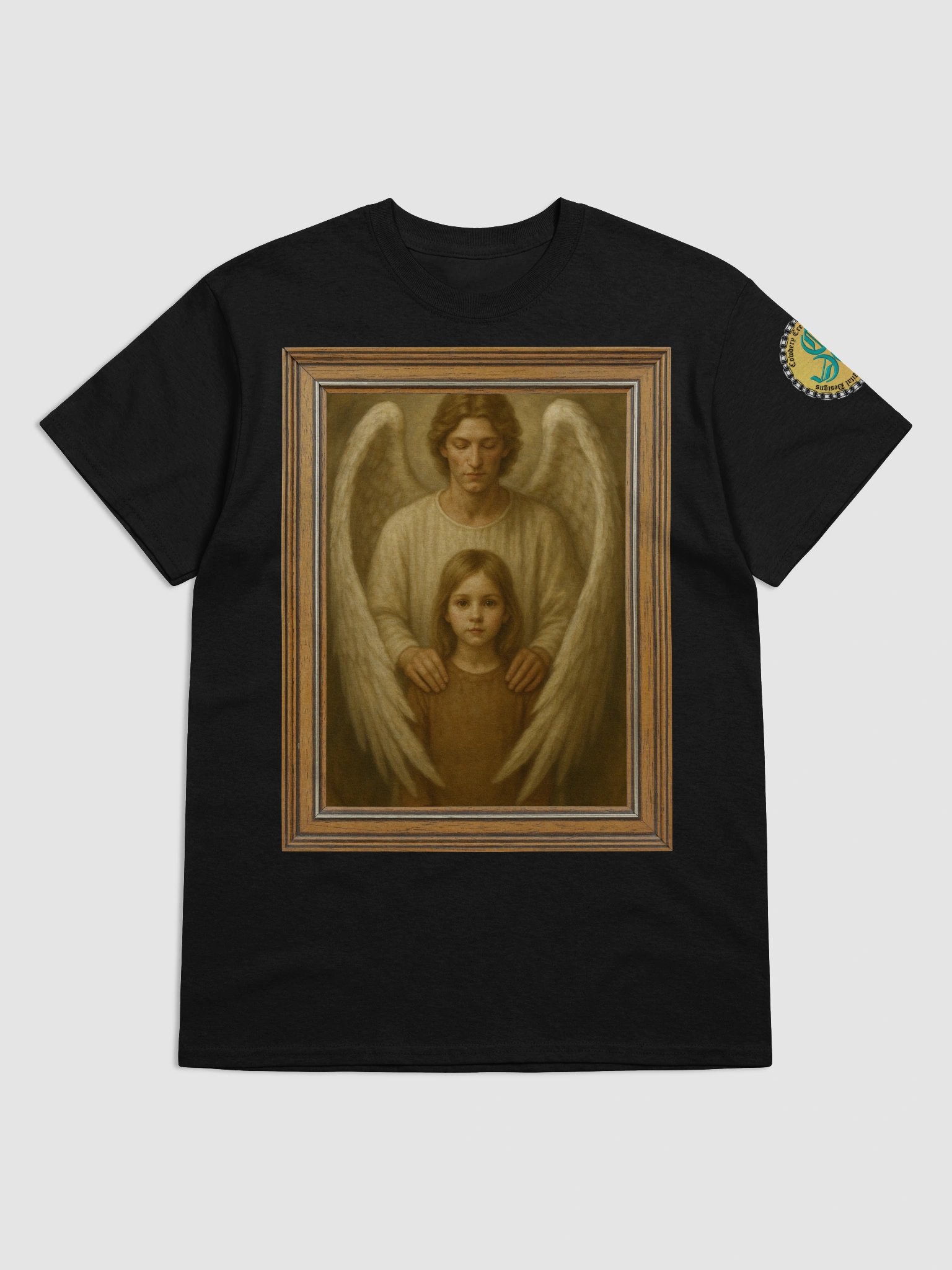 Angels Watch Over Them (Female) Gildan Heavyweight T-Shirt Colors (1) product image (1)