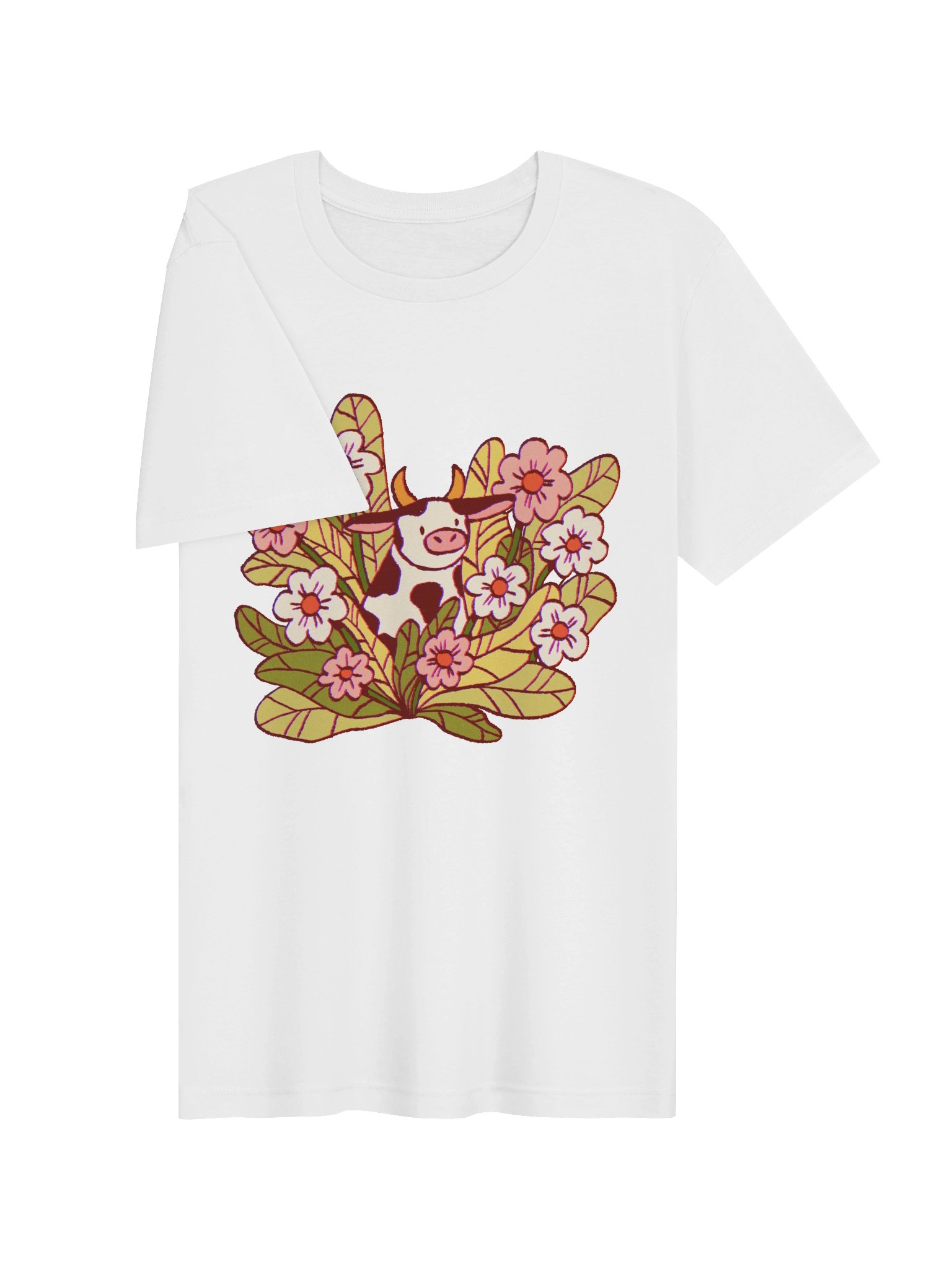Flower Cow - T-Shirt product image (7)