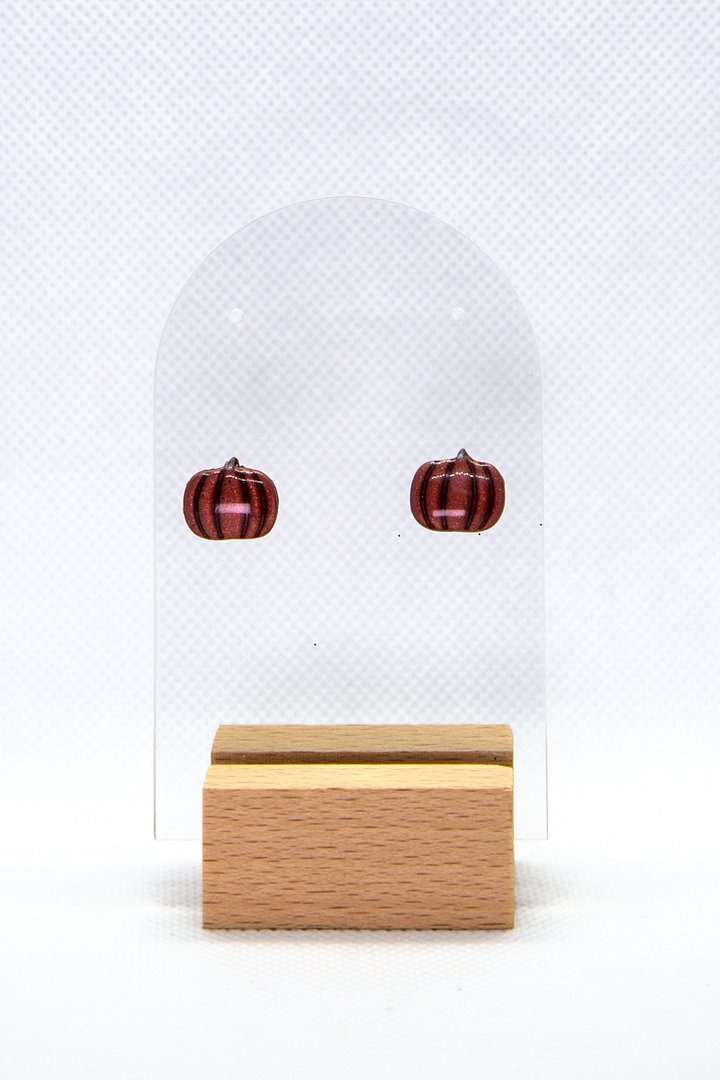 Copper Pumpkin Studs product image (2)