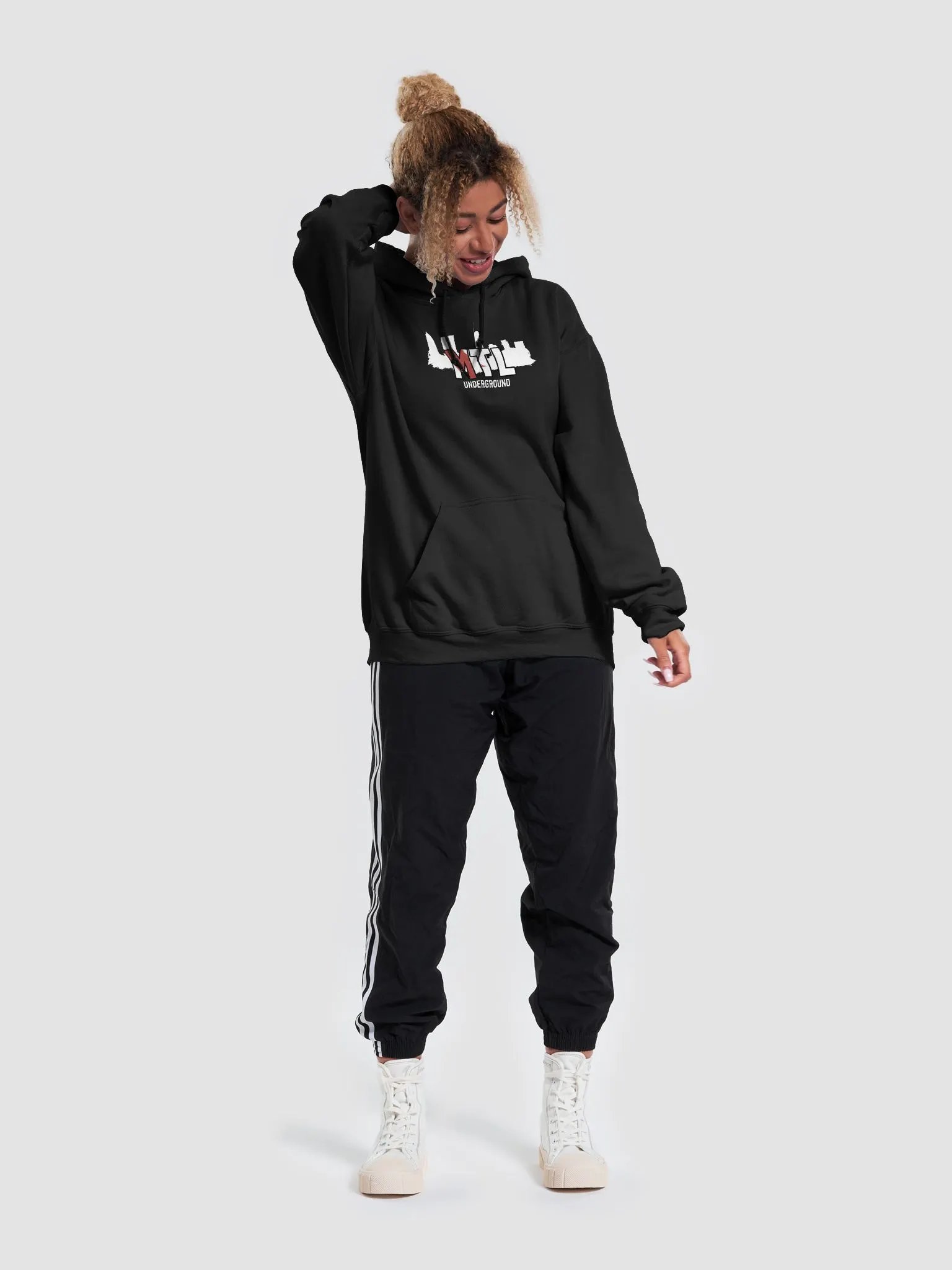 MTL Underground Hoodie (White Logo) product image (5)