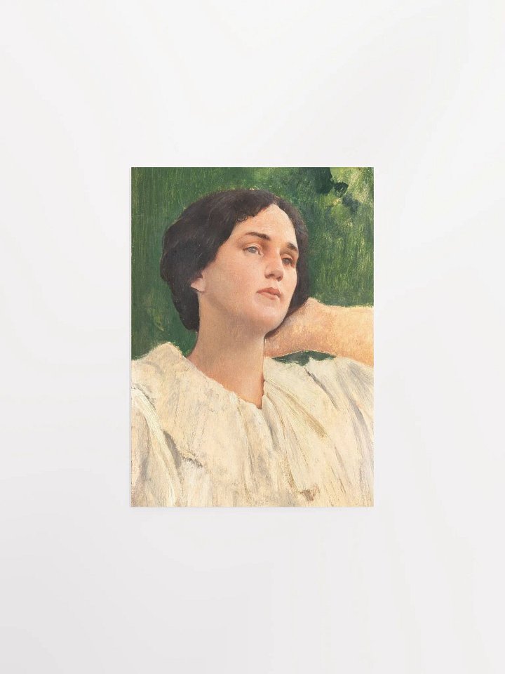 "The Artist's Wife (Isa Ruston)" by Adolf Hirémy-Hirschl Poster product image (1)