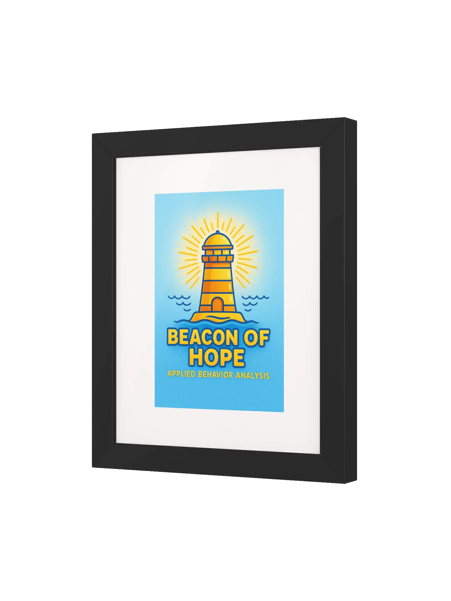 Lighthouse of Positivity Framed Poster product image (16)