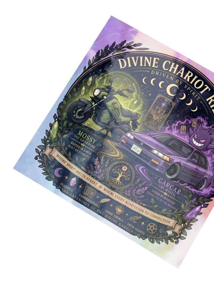 The Divine Chariot Logo Holo Sticker product image (6)