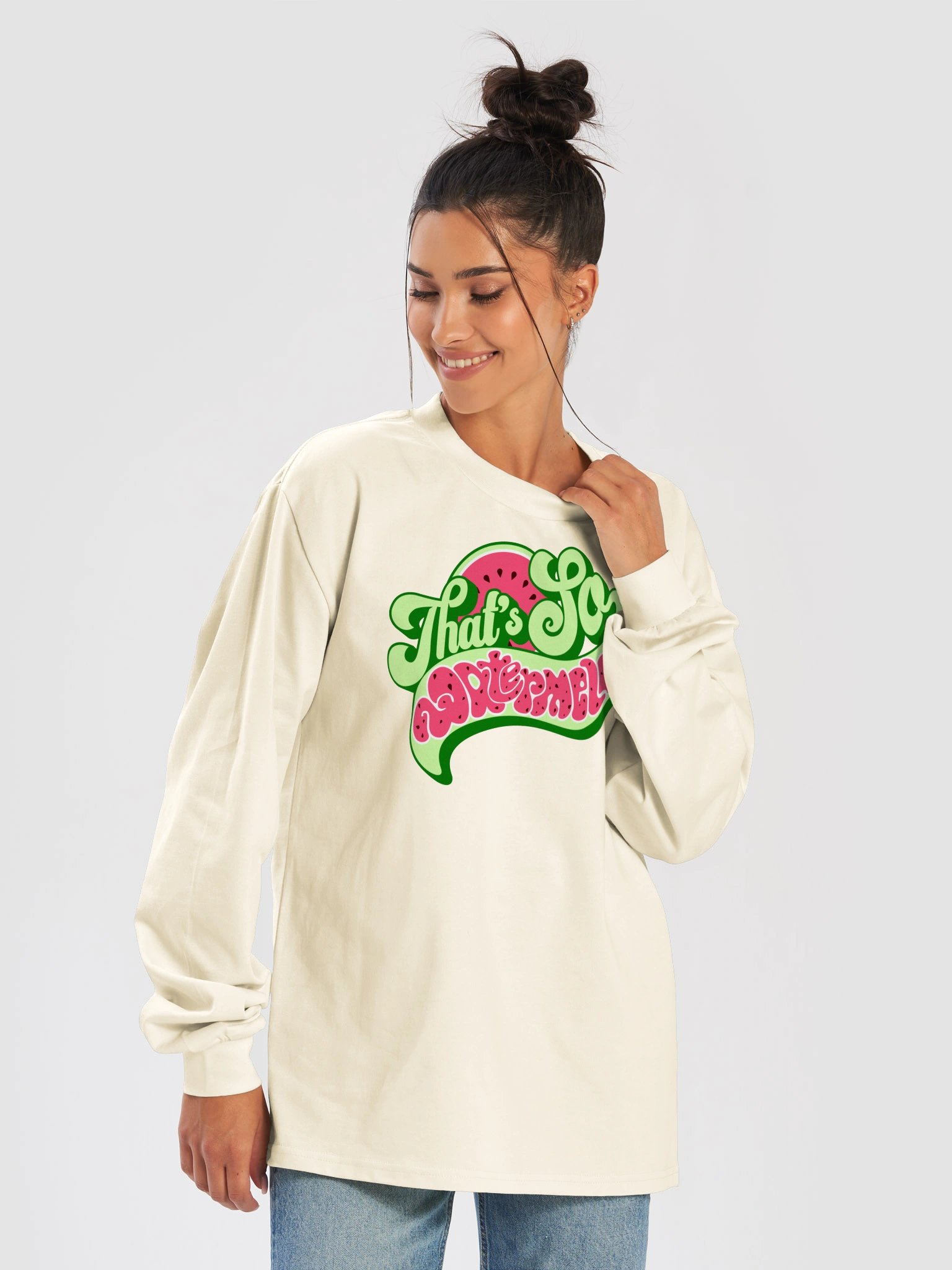 Retro That's So Watermelon Long Sleeve Tee product image (3)