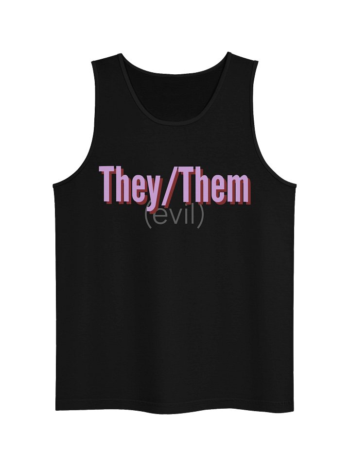 They/Them Evil Tank Top product image (1)