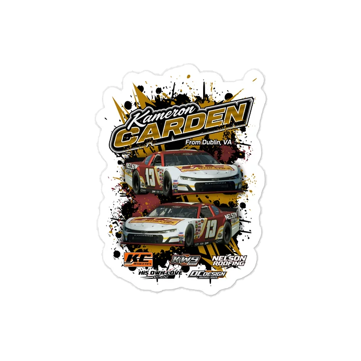 Kameron Carden #13 Late Model Stickers product image (1)
