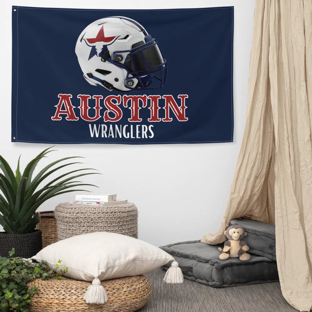 Austin Wranglers Team Flag product image (5)