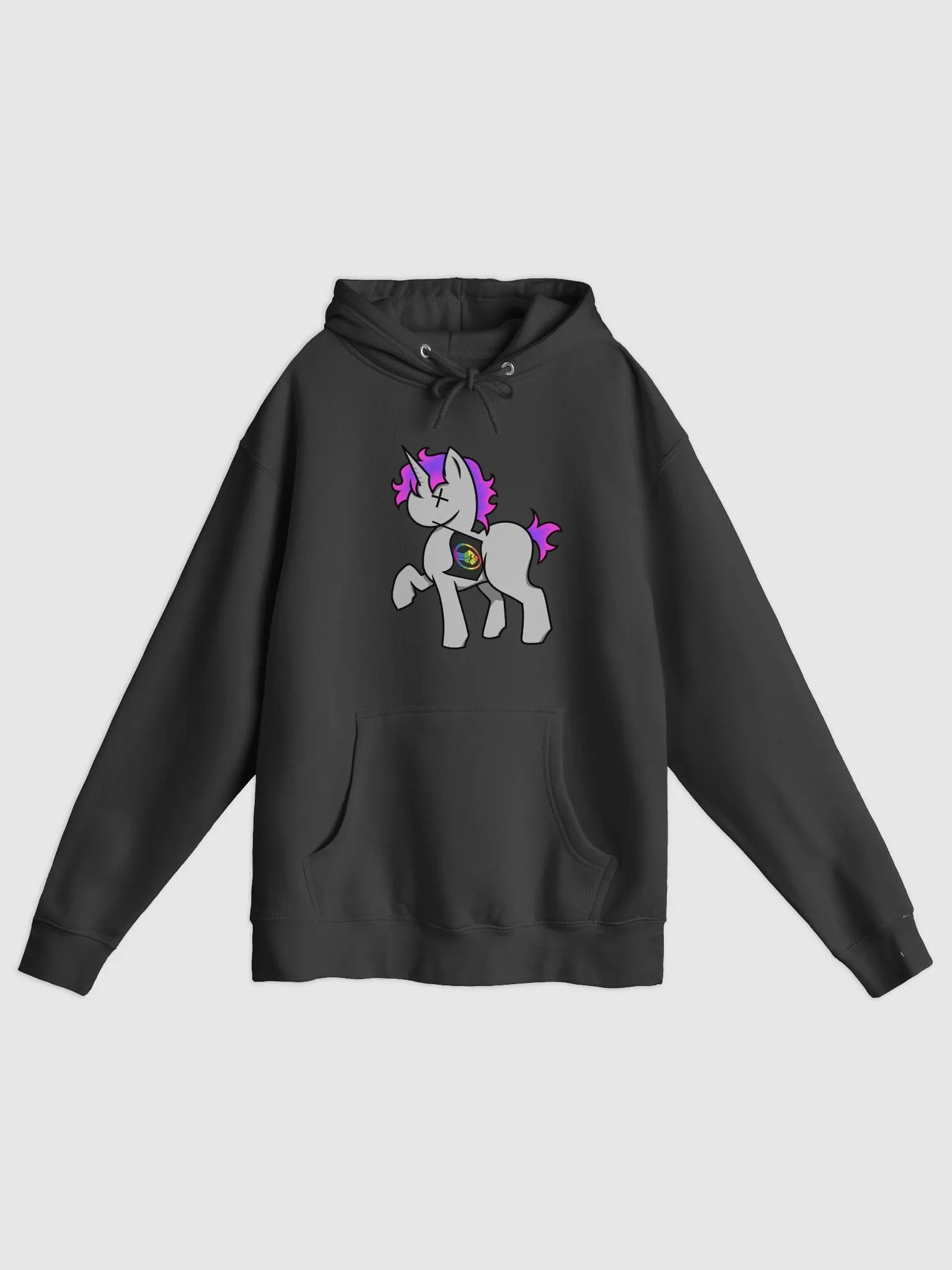 Rainbow BLM logo Pullover Hoodie product image (1)