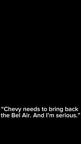 Bring back the Chevy Bel Air #backroadcrew #automobile #belair #classic