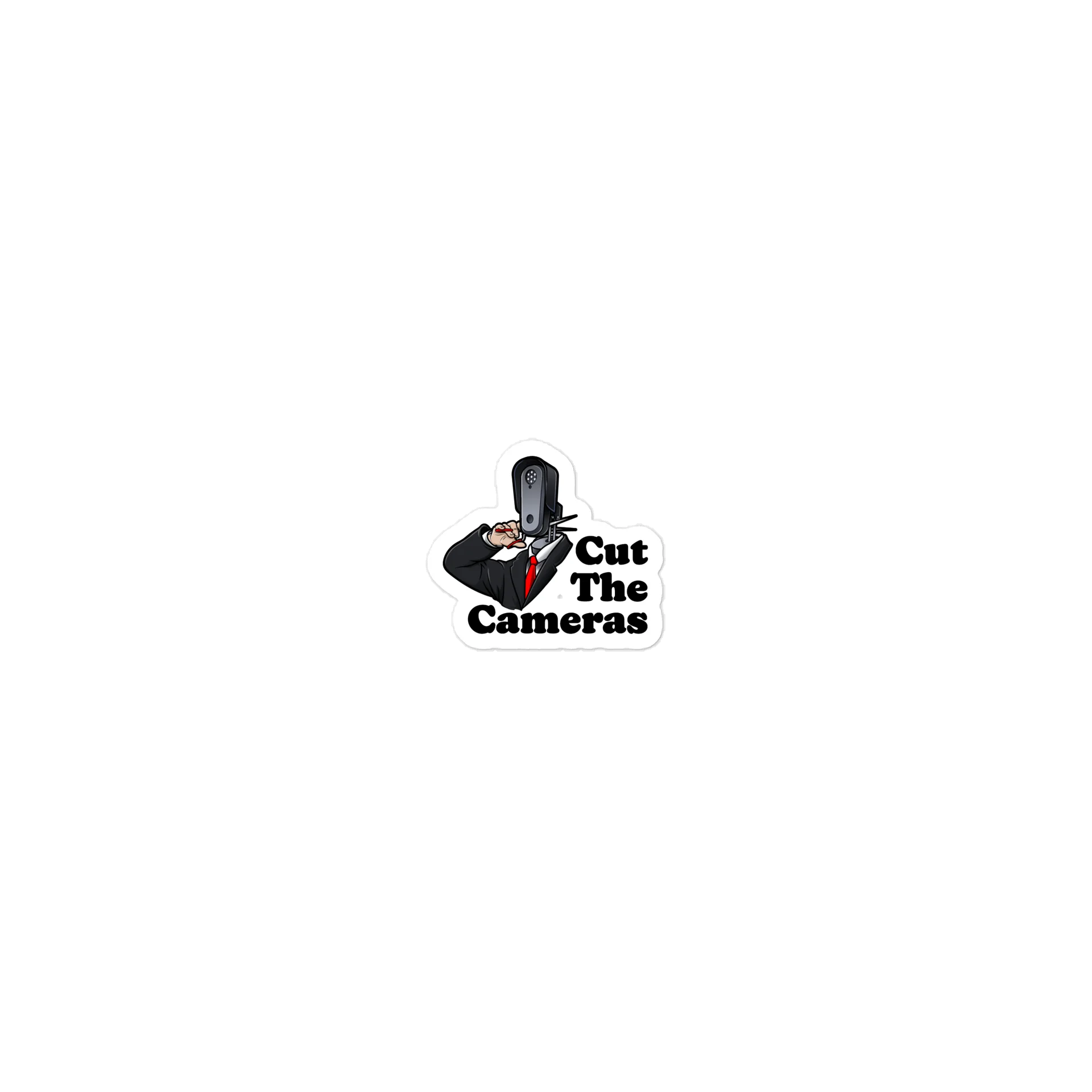 Cut the Cameras Sticker product image (1)