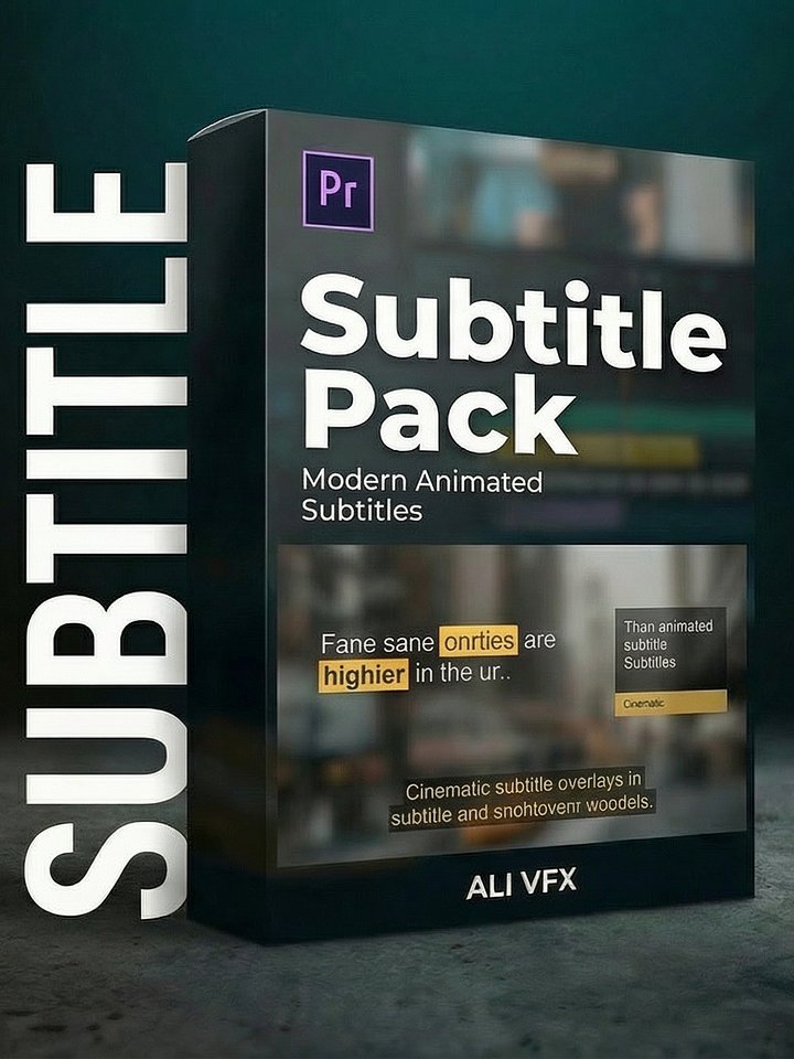 Fast Subtitles Preset for Premiere Pro | Fast & Easy product image (1)