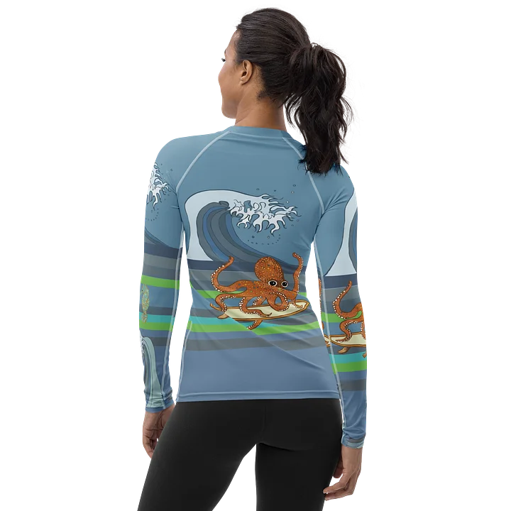 Octopus Wave Women's Rash Guard product image (2)