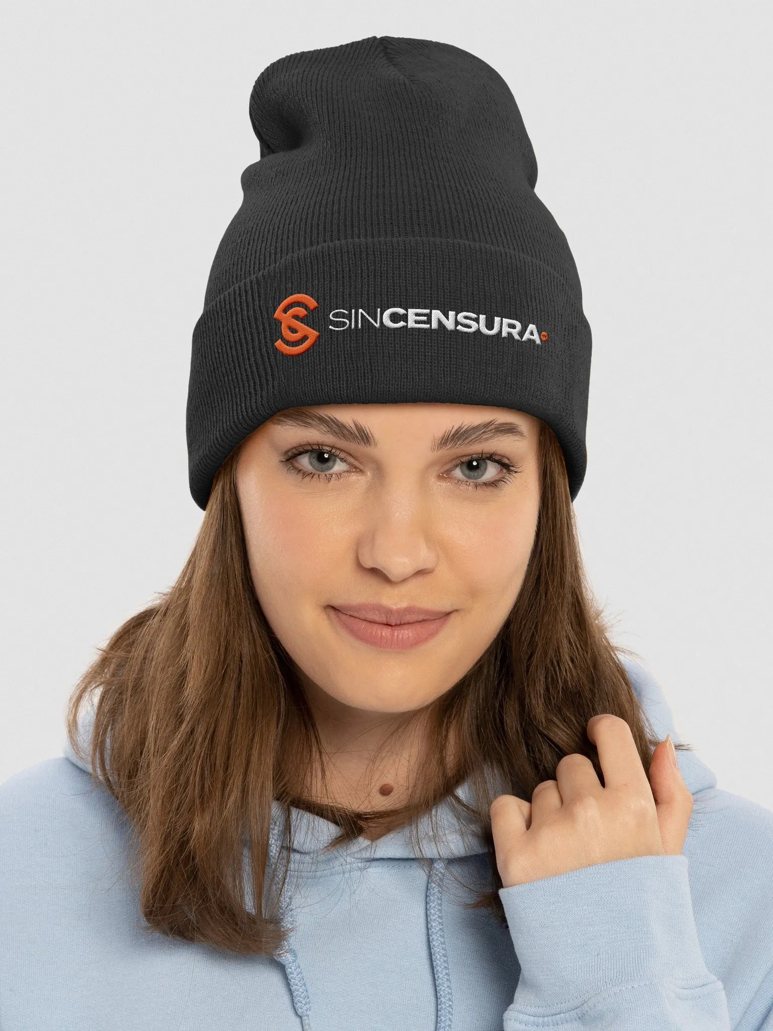 Gorra Beanie Sin Censura TV. Negro product image (3)