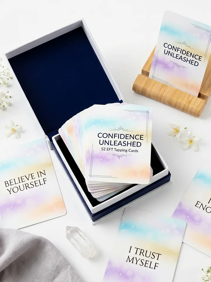 Confidence Unleashed: 52 EFT Tapping Cards for Self-Trust product image (2)
