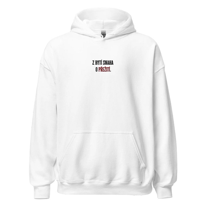 Přežít White Hoodie product image (2)