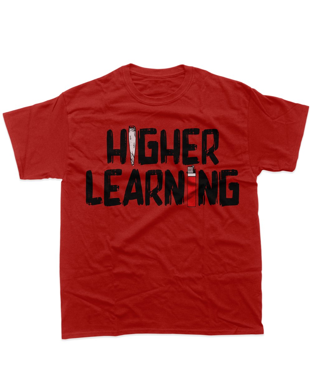 HIGHER LEARNING RED TEE product image (1)