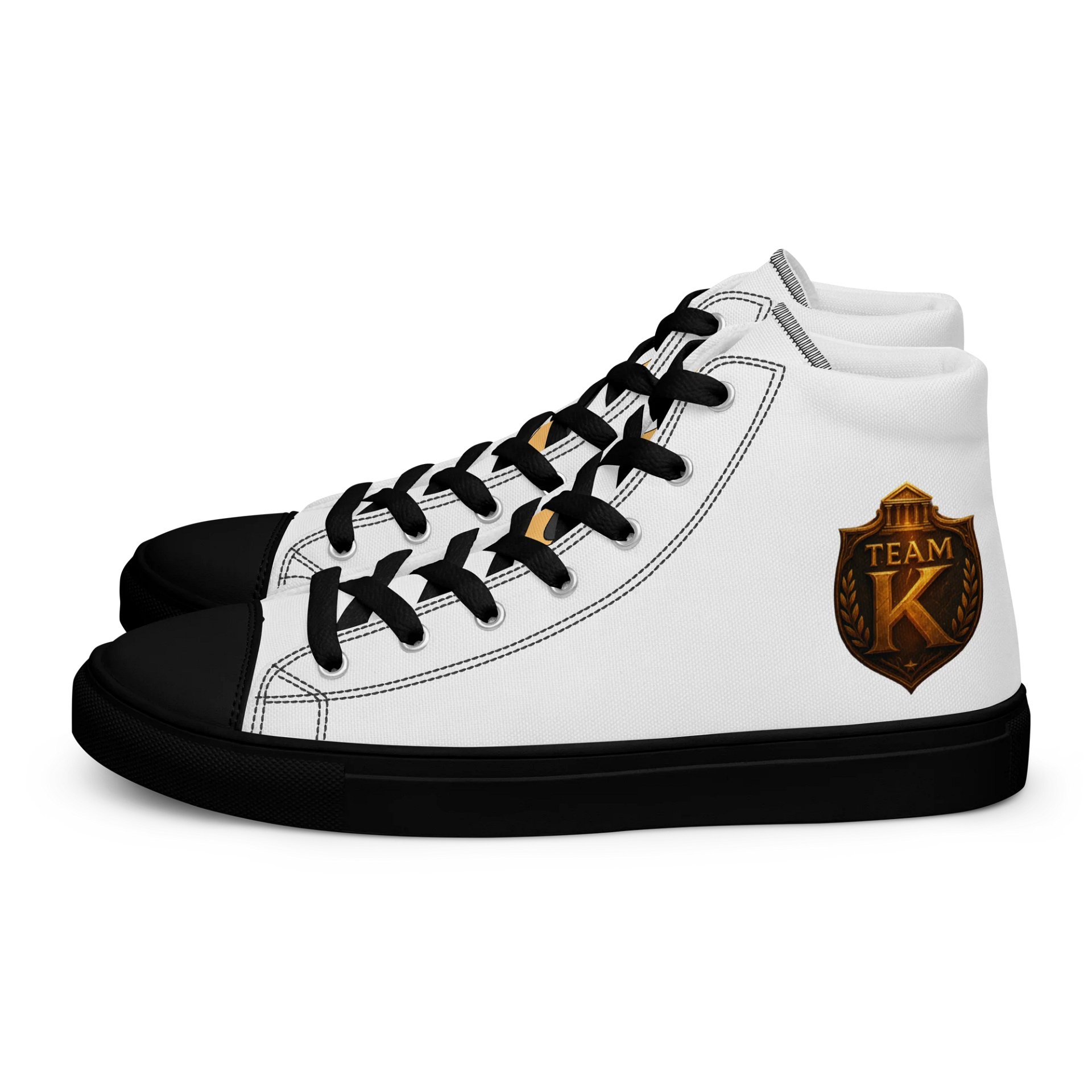 Team K V-5 Women's High Top Canvas Shoes product image (1)