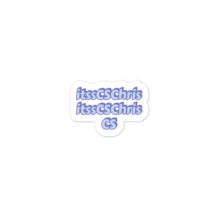 itssCSChris, itssCSChris, CS Sticker. product image (1)