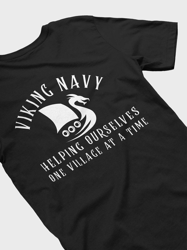 VIKING NAVY T-Shirt back print product image (1)
