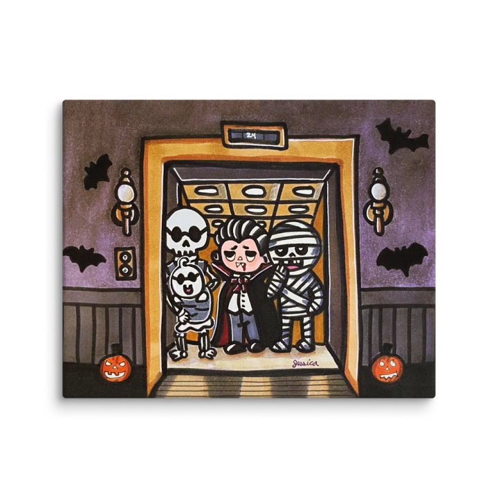 Eerie Elevator Canvas product image (1)