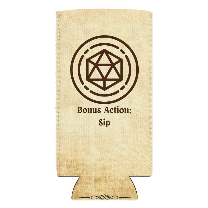 D20 Bonus Action Stubbie Cooler product image (2)