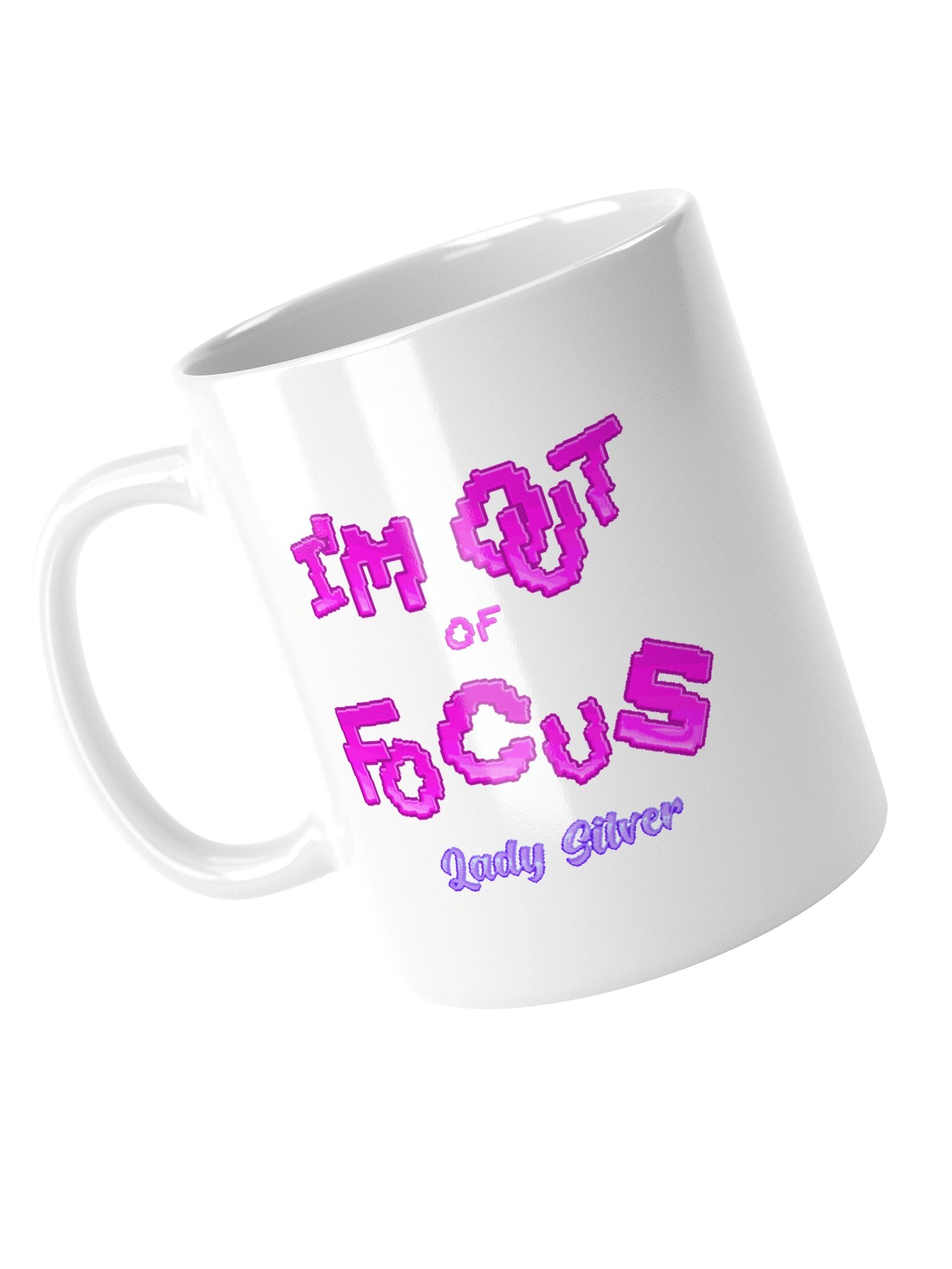 "I'm Out of Focus" White Glossy Mug product image (11)