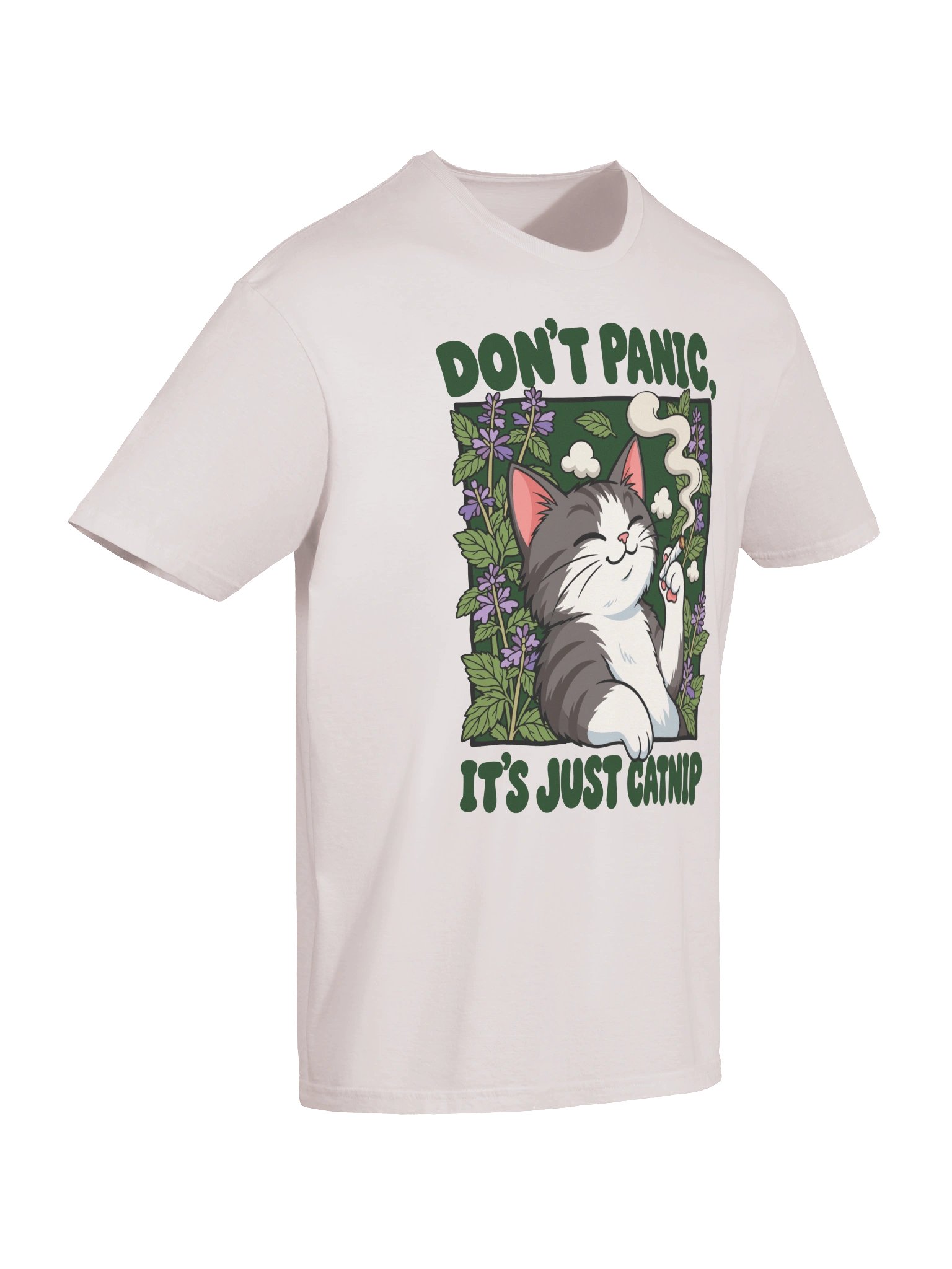 Don't Panic, It's Just Catnip Tabby Cat Shirt product image (7)
