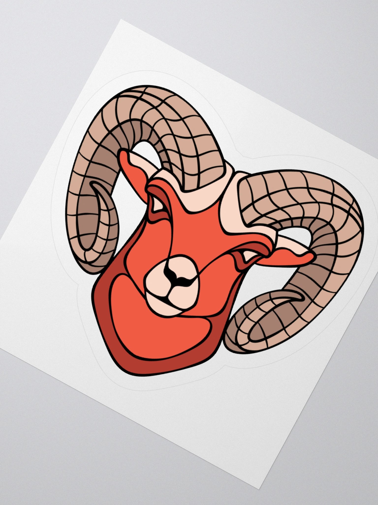 Bighorn Sheep - Small/Medium Kiss Cut Sticker product image (2)